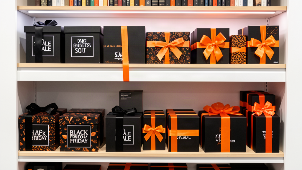 Vitrine de produtos selecionados para black friday loja pequena com atendimento no WhatsApp