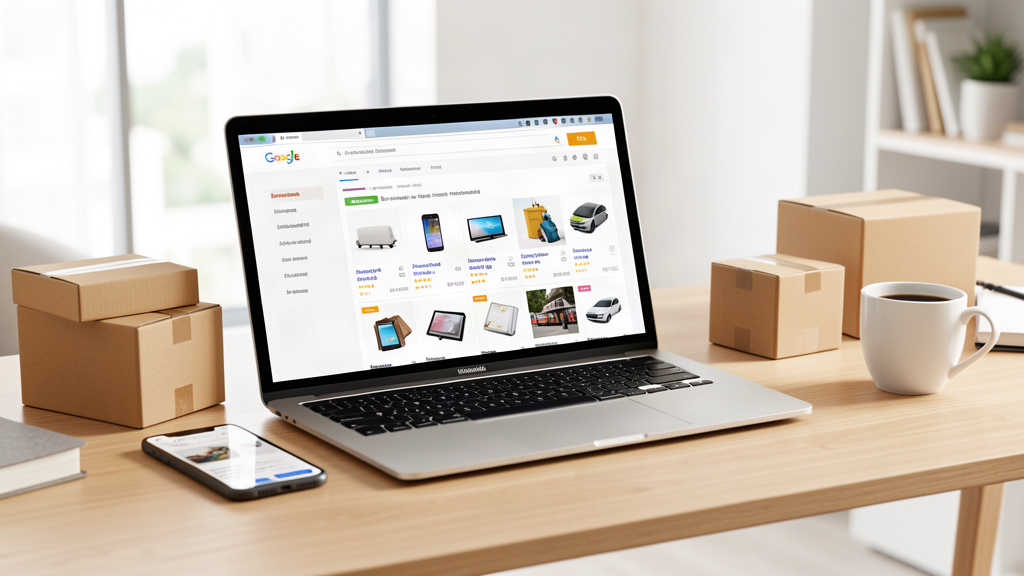 Google shopping para loja virtual com produtos no topo do Google