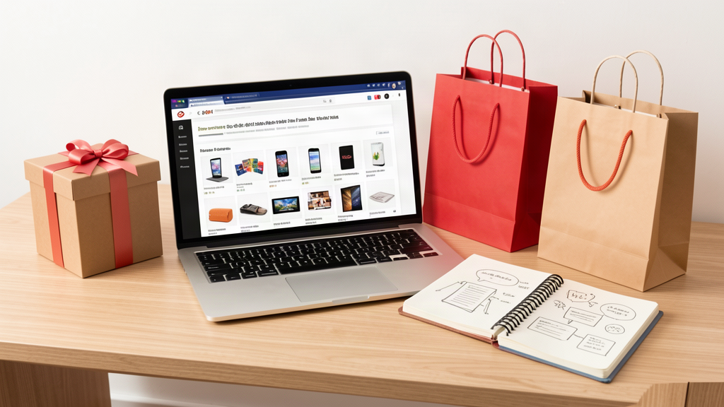 Ideias do que vender em uma loja virtual com produtos variados em vitrine